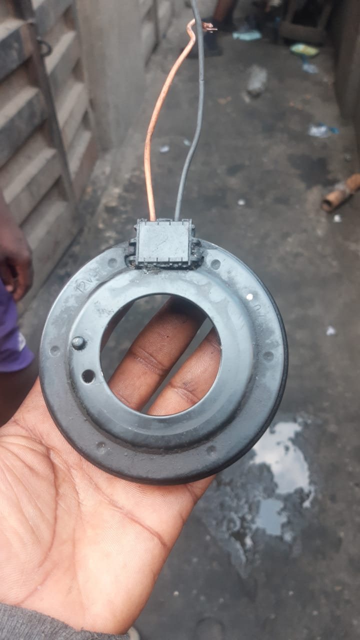 Automobile A/C compressor clutch